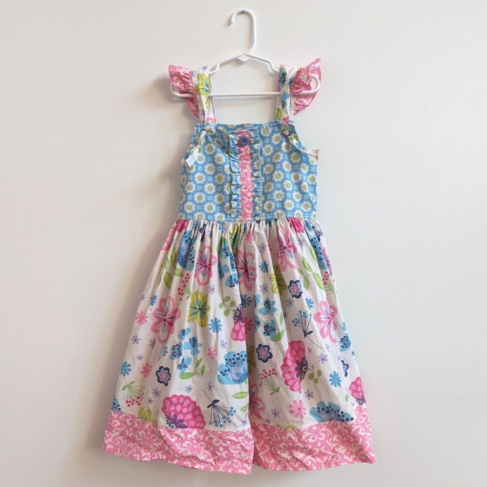 Eleanor Rose Sundress Girls Sz 10-12 Floral Boutique Ruth